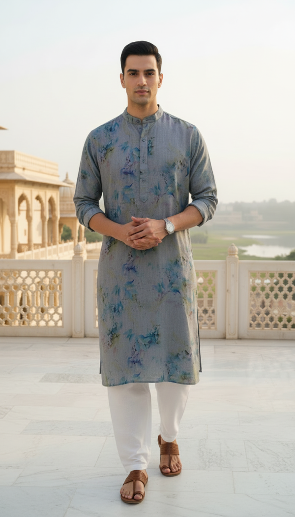 1000069457.jpg Aqua Mist Floral Kurta